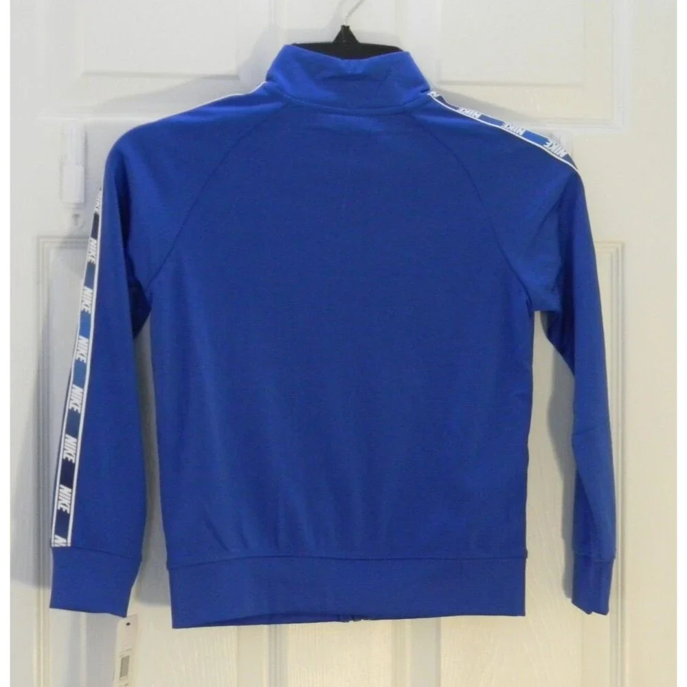 Nike Boys Full Zip Lightweight Jacket Royal Blue Size 7 NWT JACKET ONLY